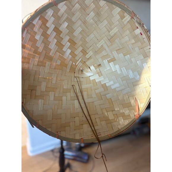 Japanese Bamboo Cone Straw Hat One Size main image 4